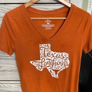 Texas Longhorns V-neck T-shirt